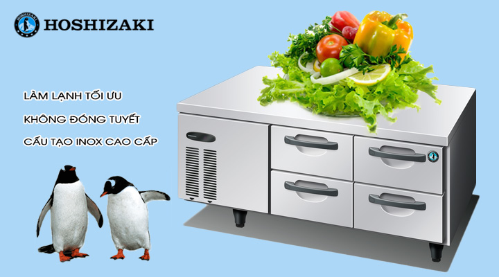 Bàn mát 4 ngăn kéo Hoshizaki RTL-148MA-SD