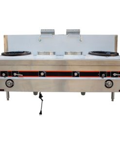 Bếp Á đôi họng đất quạt thổi có bầu nước