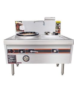 Bếp xào đơn quạt thổi 1 bầu nước họng đất