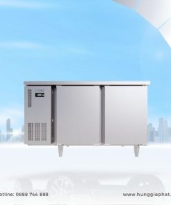 Tủ bàn salad Icymax ISR-2S127 2 cánh inox