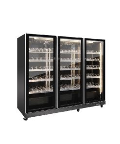 Tủ Mát 3 Cánh Kính Quạt Gió Có Sấy Kính LG-1670FD