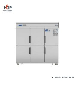 Tủ Mát Đứng Quạt Gió 6 Cánh Inox 1750L MDQ.6I1750