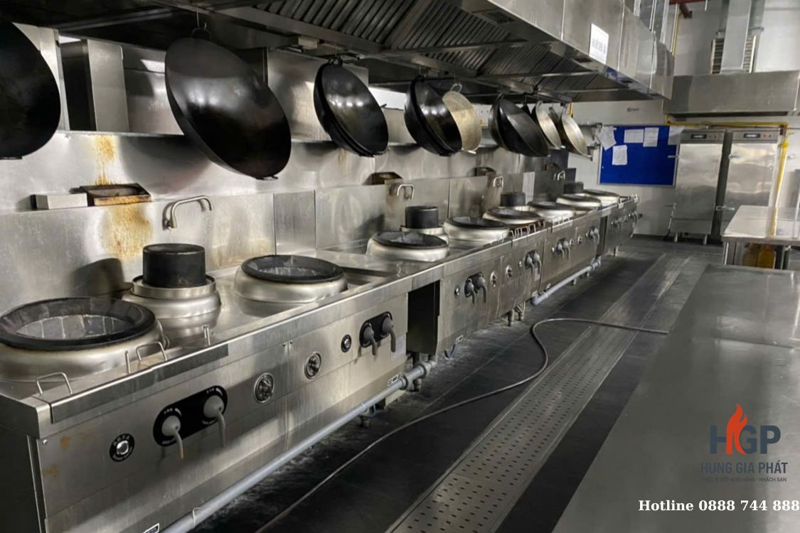 Bếp Á Công Nghiệp của trung tâm tiệc cưới